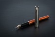 Ручка-роллер Parker Sonnet Sand Blasted Metal&Orange Lacquer