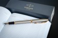 Перьевая ручка Parker IM Metal Core Brushed Metal GT