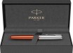 Ручка-роллер Parker Sonnet Sand Blasted Metal&Orange Lacquer