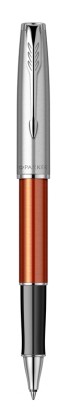 Ручка-роллер Parker Sonnet Sand Blasted Metal&Orange Lacquer